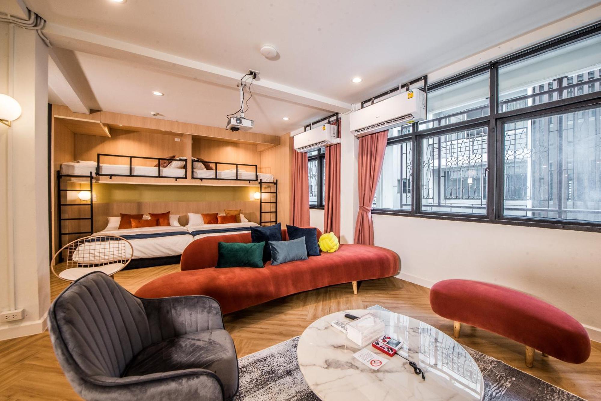 Theme Boutique Hotel Bangkok Makkaszan Szoba fotó