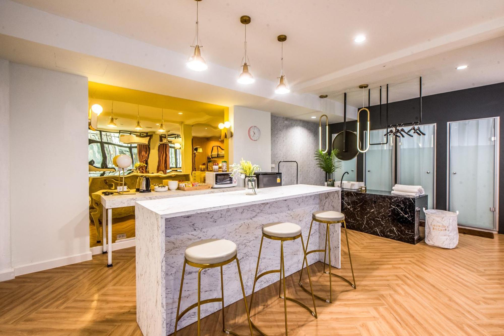 Theme Boutique Hotel Bangkok Makkaszan Szoba fotó