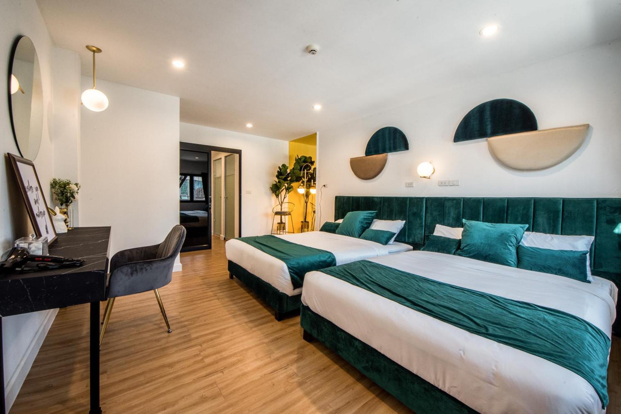 Theme Boutique Hotel Bangkok Makkaszan Szoba fotó