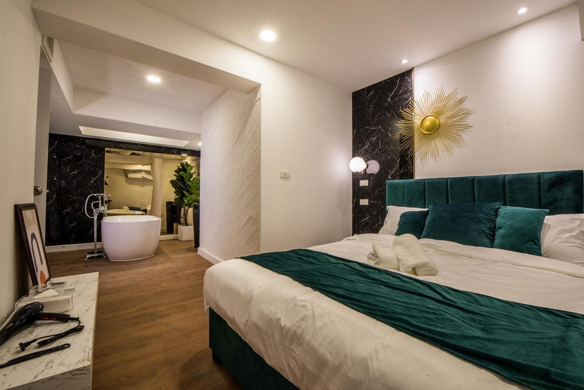 Theme Boutique Hotel Bangkok Makkaszan Szoba fotó