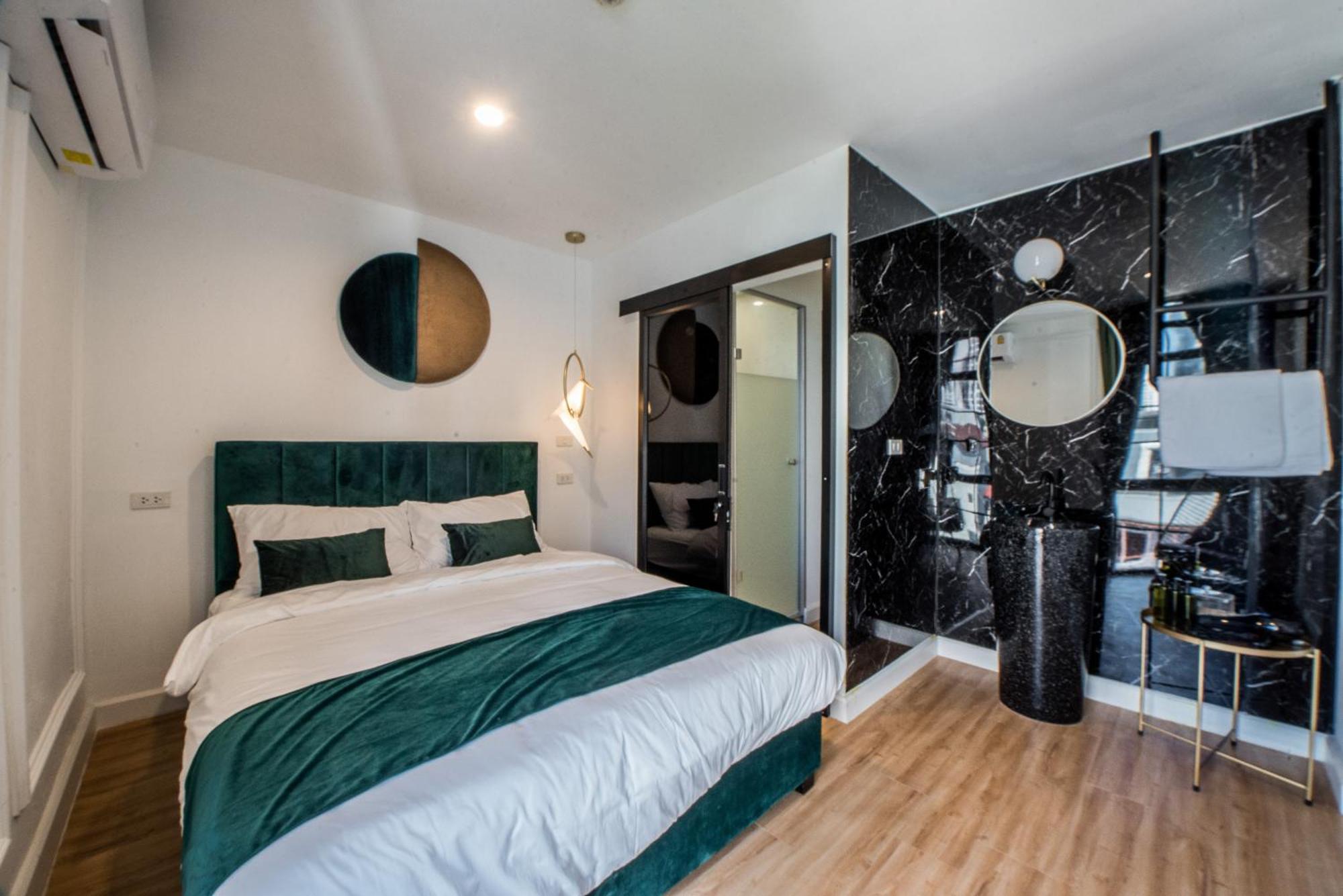 Theme Boutique Hotel Bangkok Makkaszan Szoba fotó